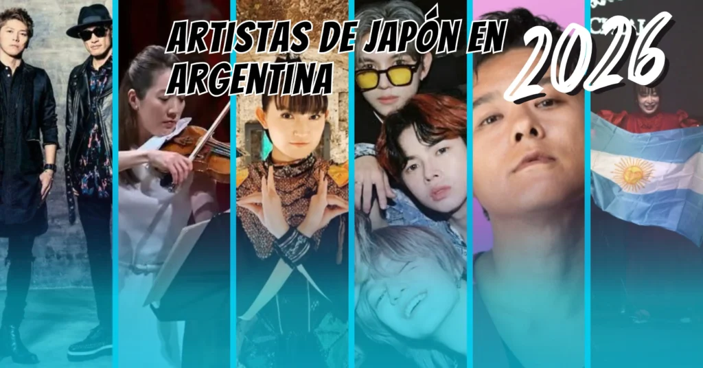 bandas japonesas en argentina 2026