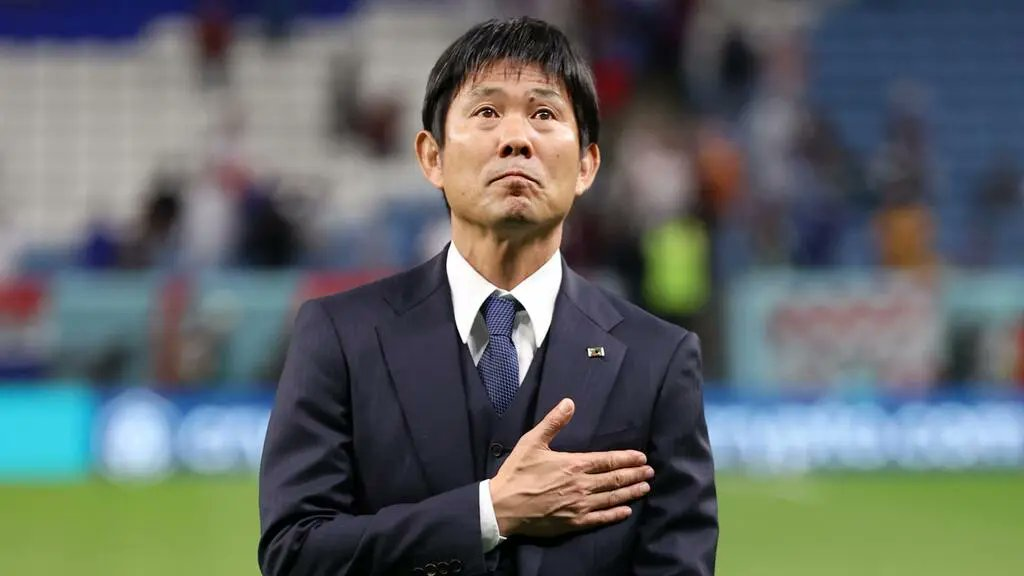Moriyasu, DT de la selección de Japón.