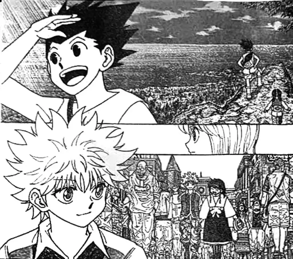 Hunter-Manga-Togashi Gon y Killua regresan en Hunter X Hunter 414.