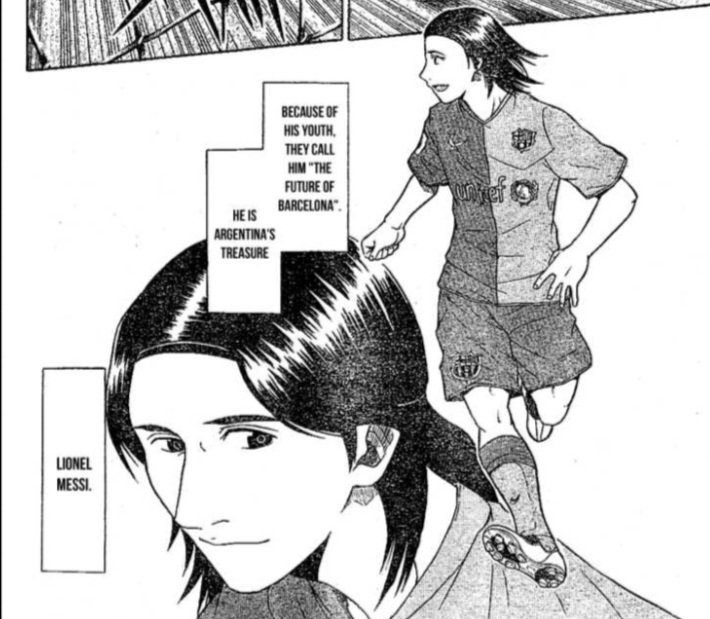 messi barcelona monogatari manga