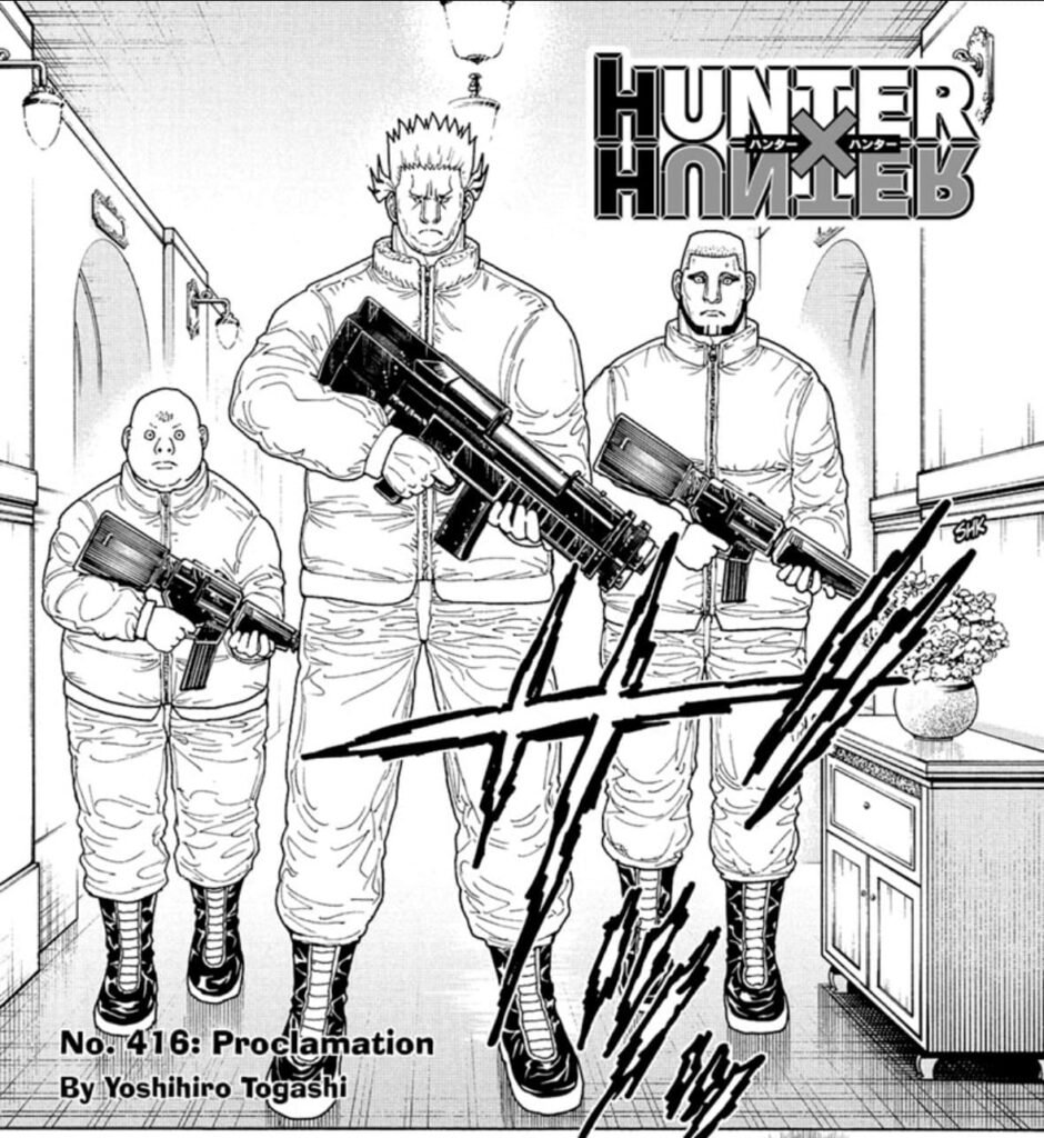 Benjamin-Hunter-Guerra Benjamin y sus soldados - Hunter x Hunter