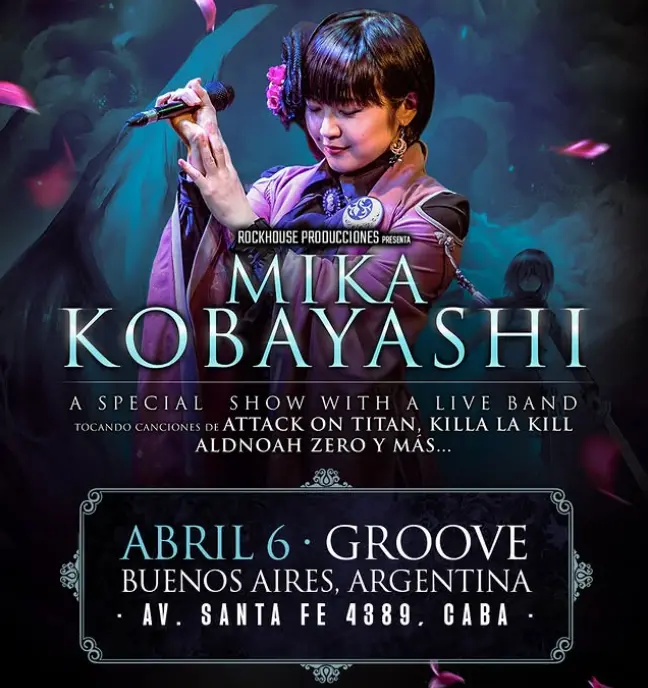 Mika Kobayashi en Argentina y Uruguay - Attack on Titan