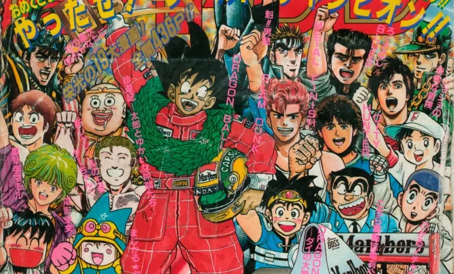 personajes-weekly-shonen-jump-1990 Personajes de la Weekly Shonen Jump en 1990