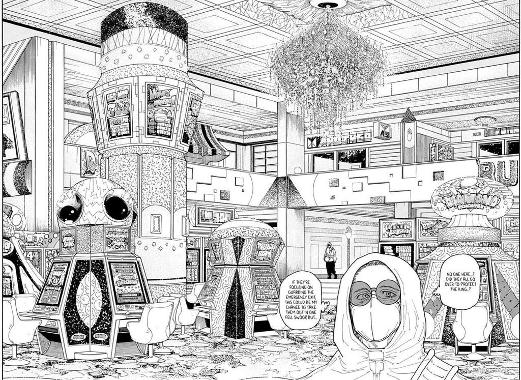 Tserriednich en el Casino.