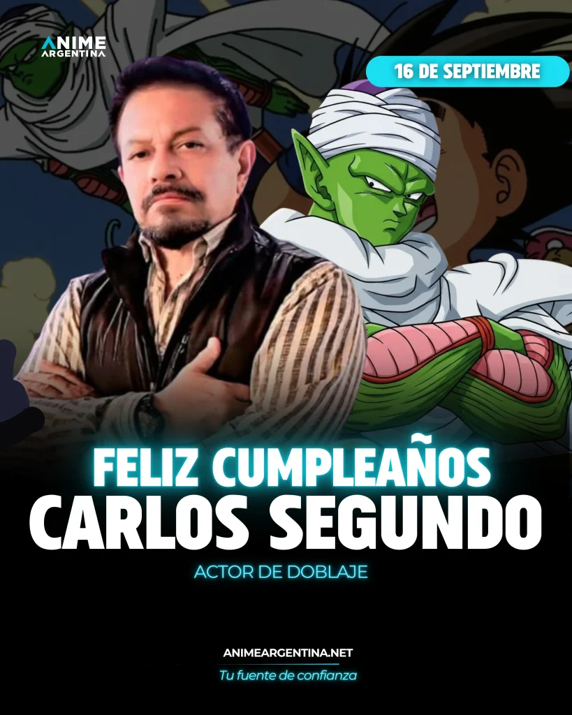 carlos segundo doblaje piccoro dragon ball z