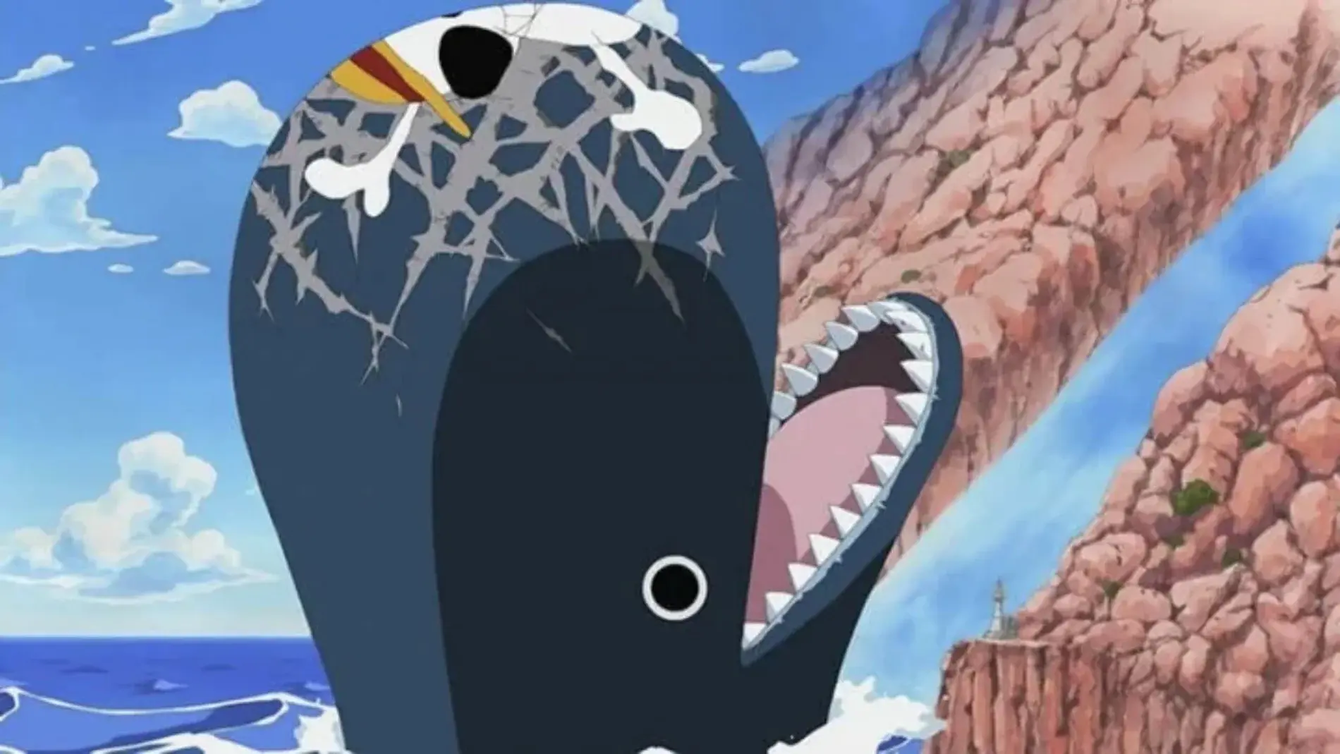 Laboon feliz en One Piece