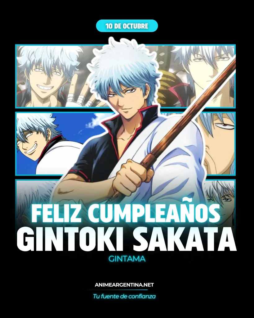 gintama gintoki sakata cumpleaños 10 de octubre