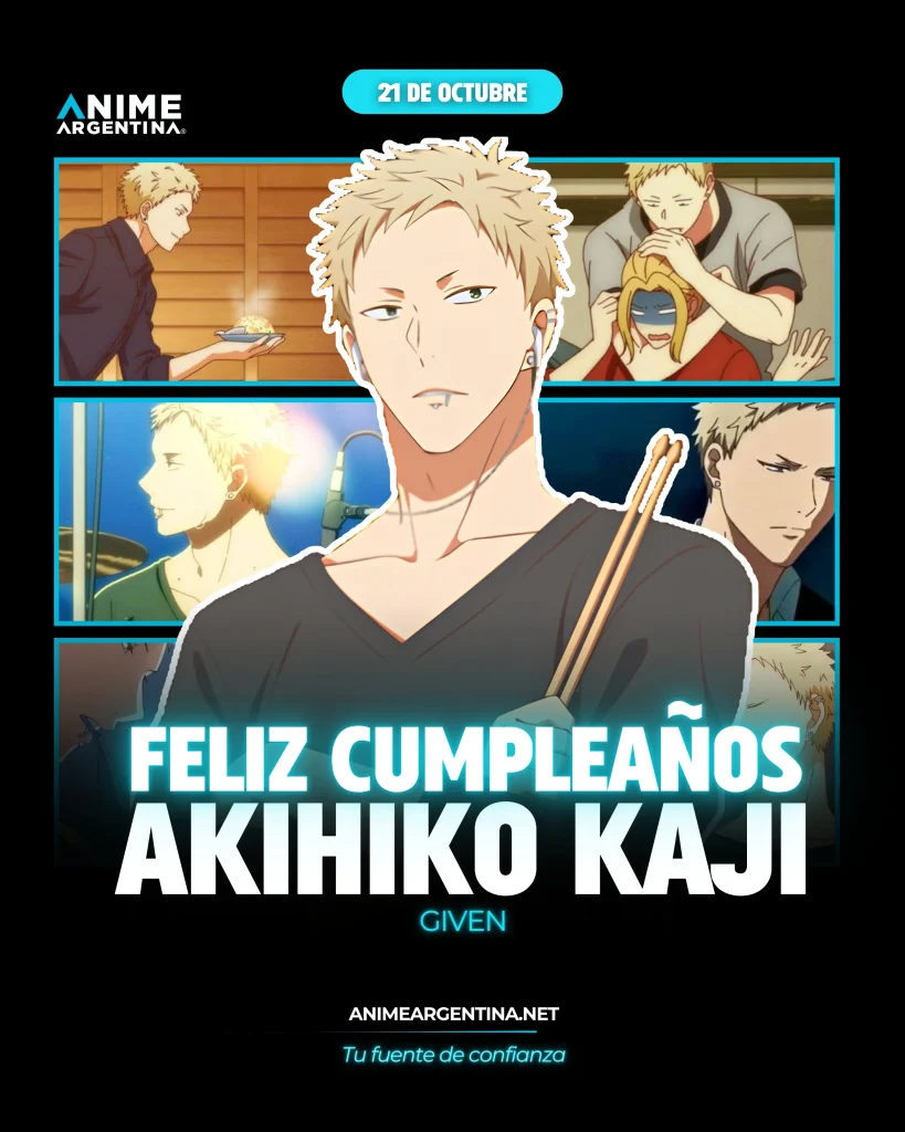 Akihiko Kaji Given Cumpleaños 21 de octubre